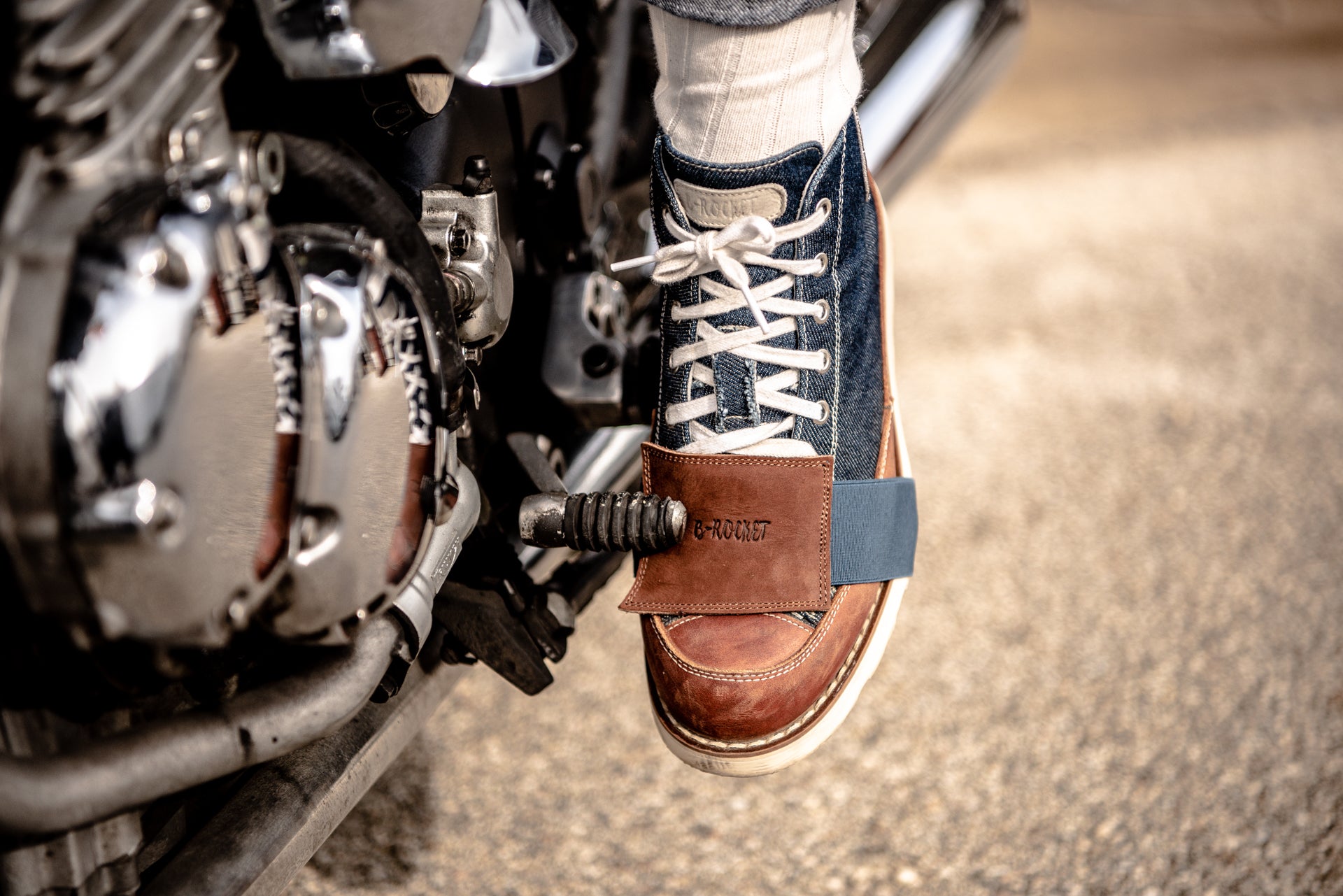 Copriscarpa Jeans e bruciato - B-rocket Copriscarpa Jeans e bruciato - B-rocket