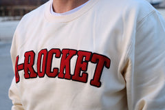 Felpa College Bianca - B-rocket Felpa College Bianca - B-rocket